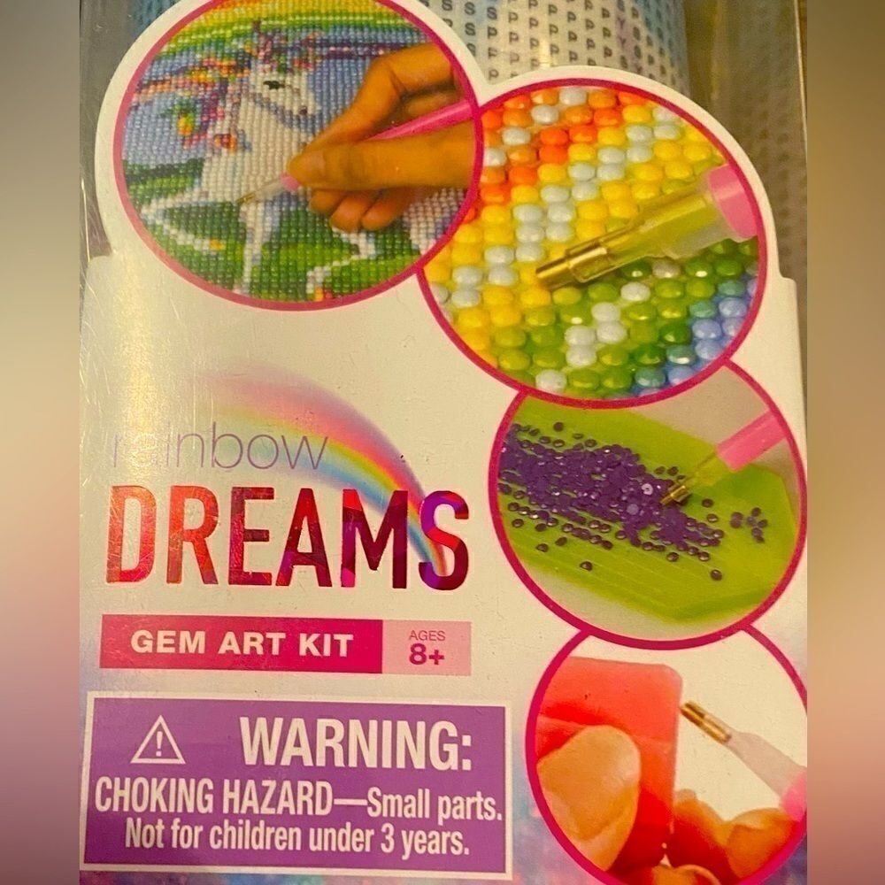 Rainbow Dreams Gem Art Kit